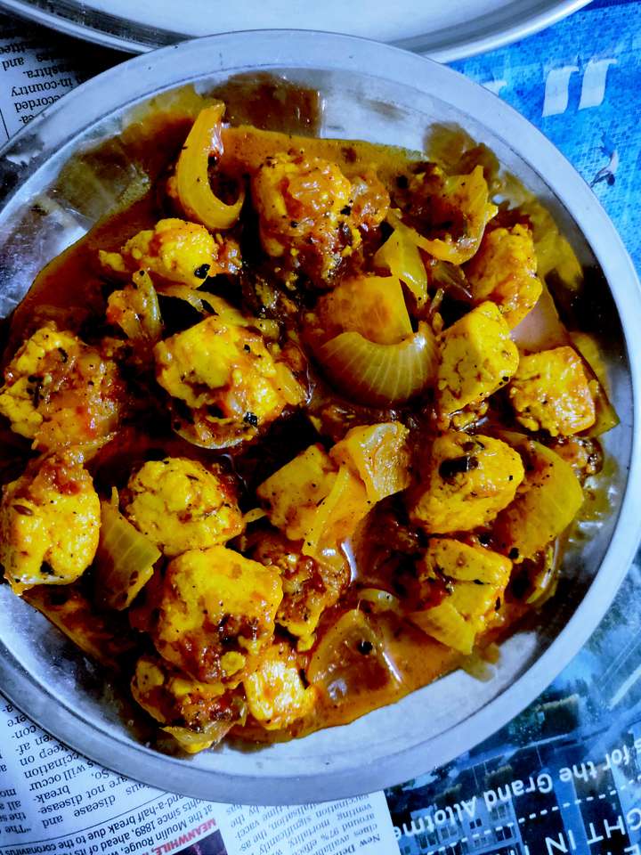 Paneer do pyaza