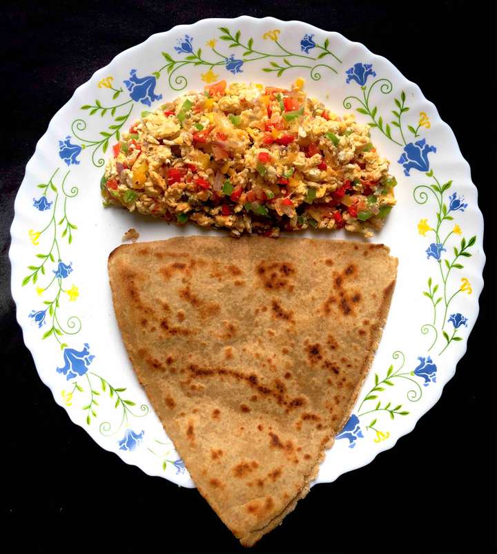 Bell-pepper Scrambled Eggs 