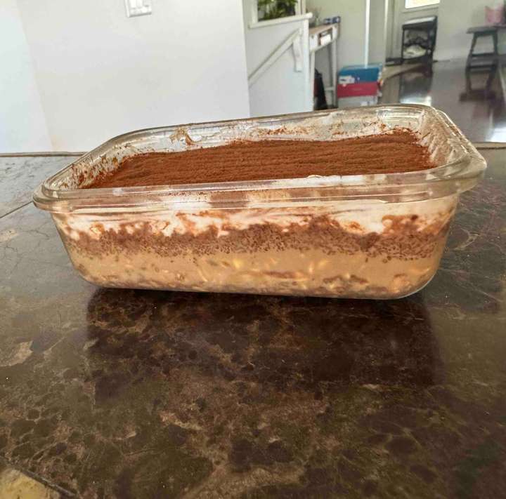 Tiramisu (overnight oats)