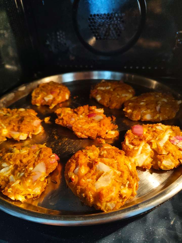 soya tikki with potato without cooking 
