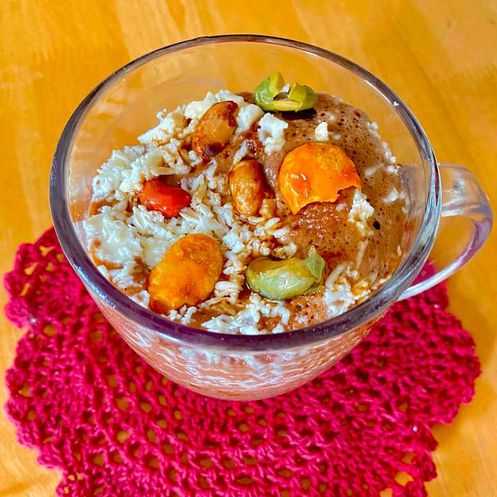 sweet and salty protein mug cake