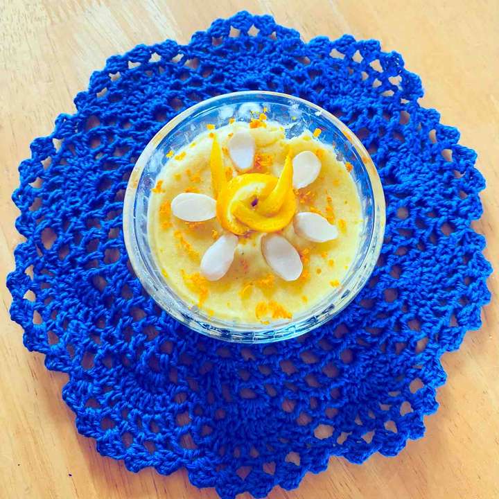 Custard Orange cake