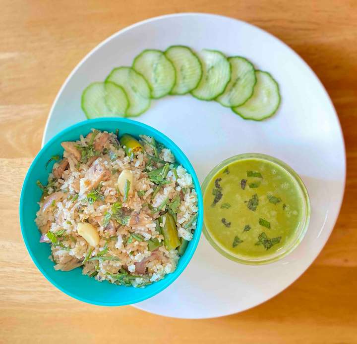 samphire Mushroom Pulav