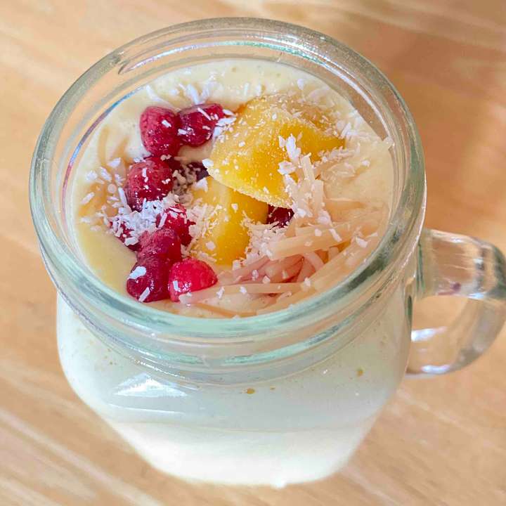 Mango whey falooda 