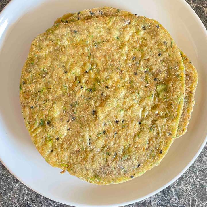 Courgette/Zucchini Paratha
