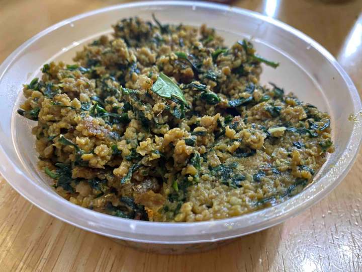 soya palak Sabzi😋