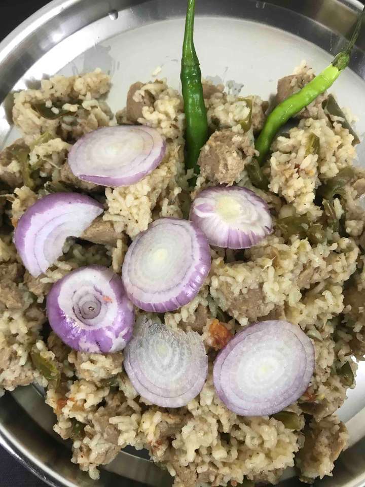 masala soya pulao