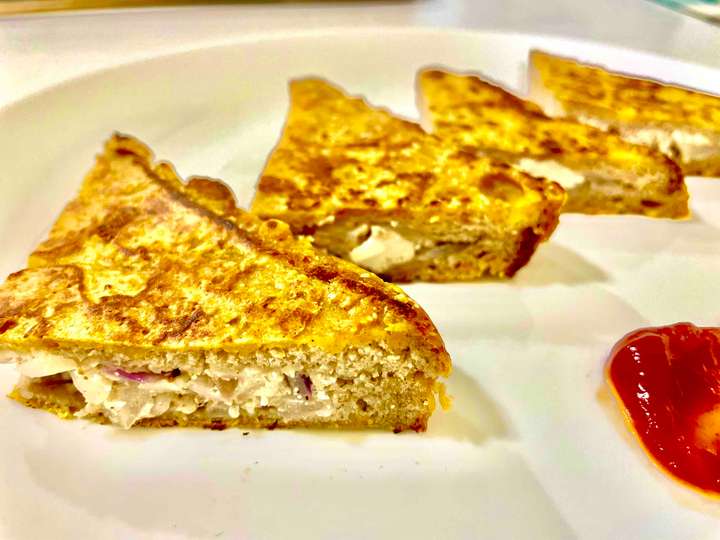 Paneer Bread Pakora (Non deep fried)