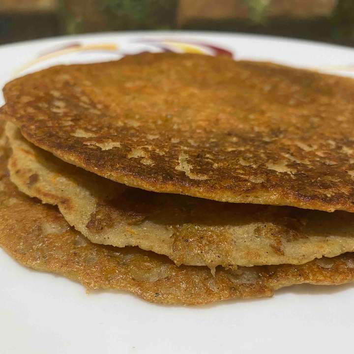 Jowar( Sorgham/Cholam) Soya chunks Dosa