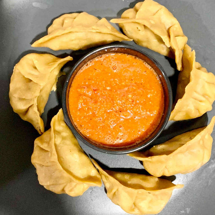 Soya- wheat Momos