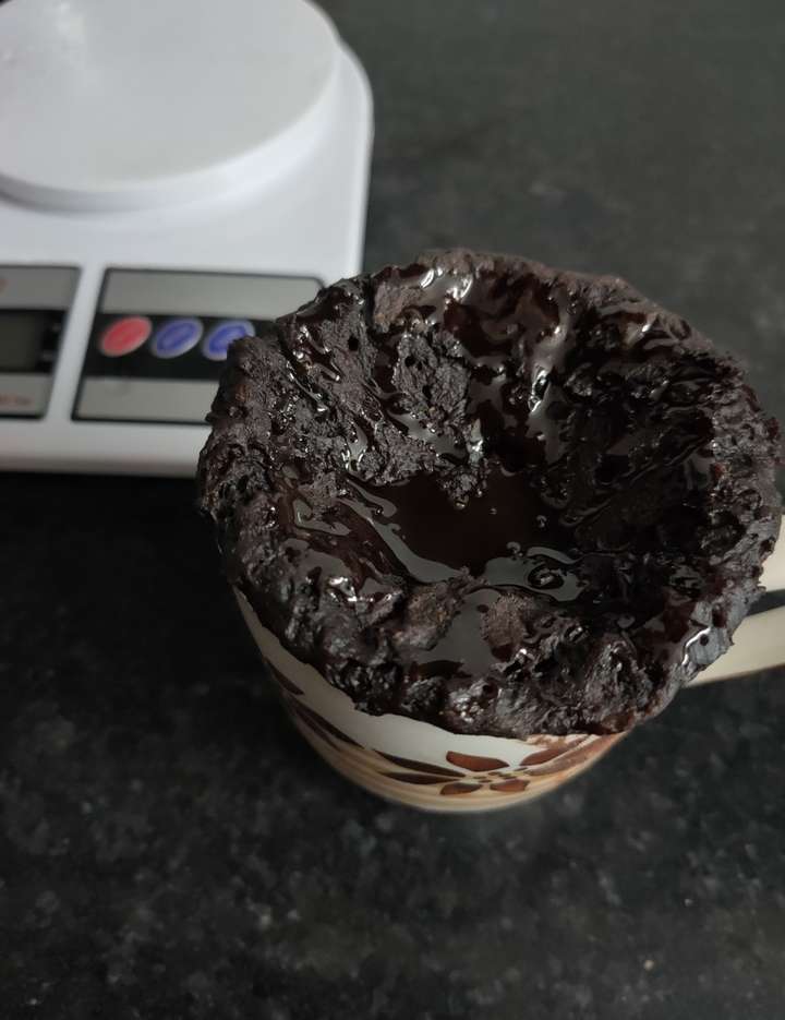 High protein chocolate cup cake