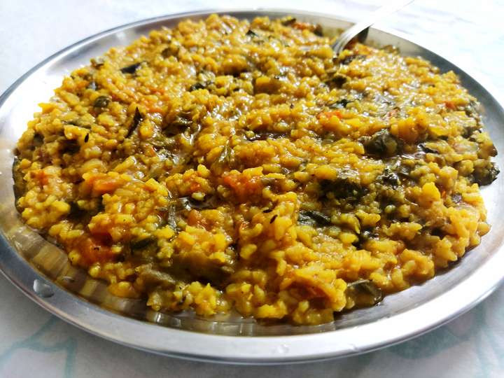 Dal Palak Khichdi