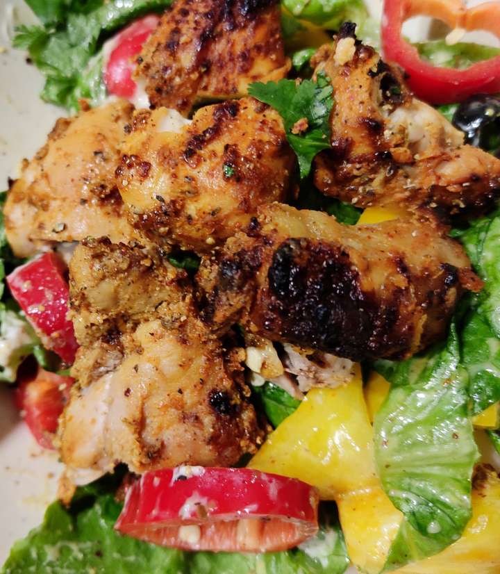 chicken tikka salad