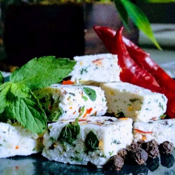 Homemade Flavored Paneer