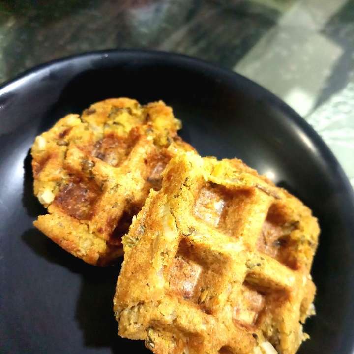 Savoury Soya Waffles