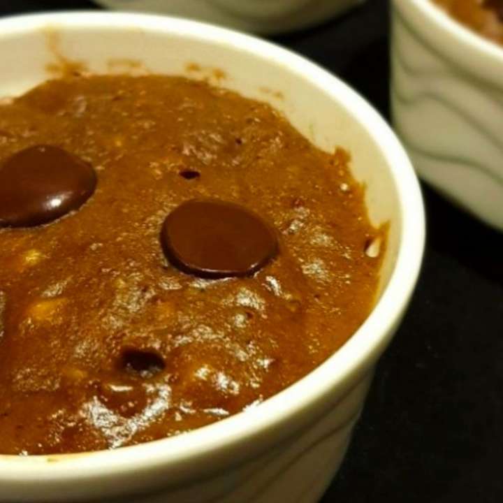 Goey Banana choc mug cake