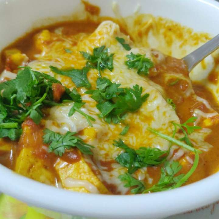Paneer makhanwala but with cheeze