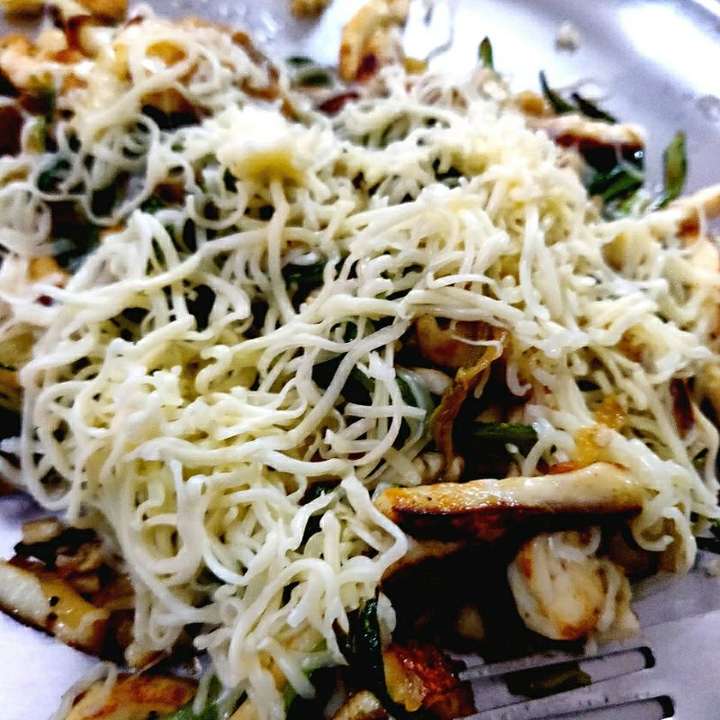 Shredded Paneer and Zuchinni