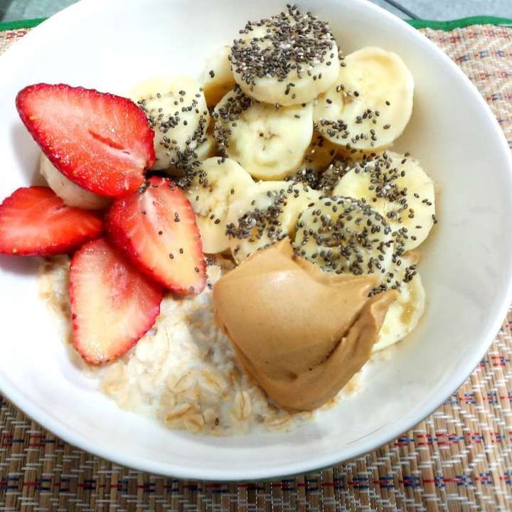 Oats with Fruit and whey