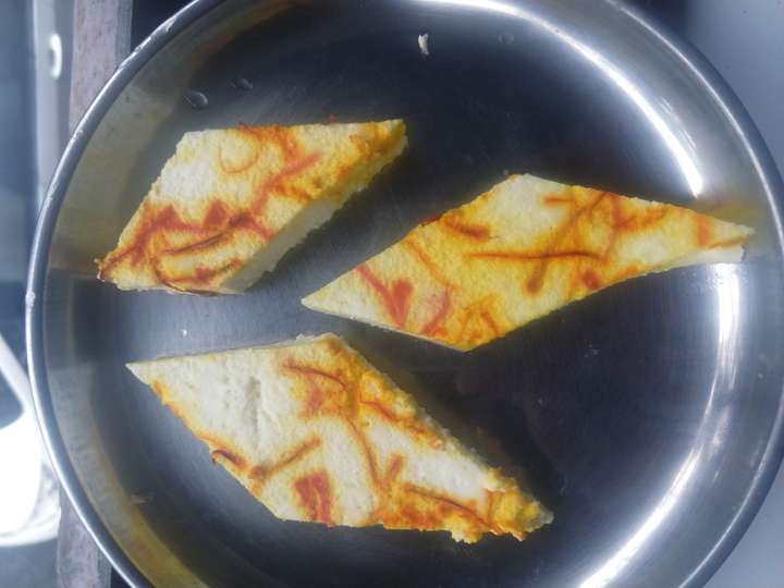 steamed sandesh
