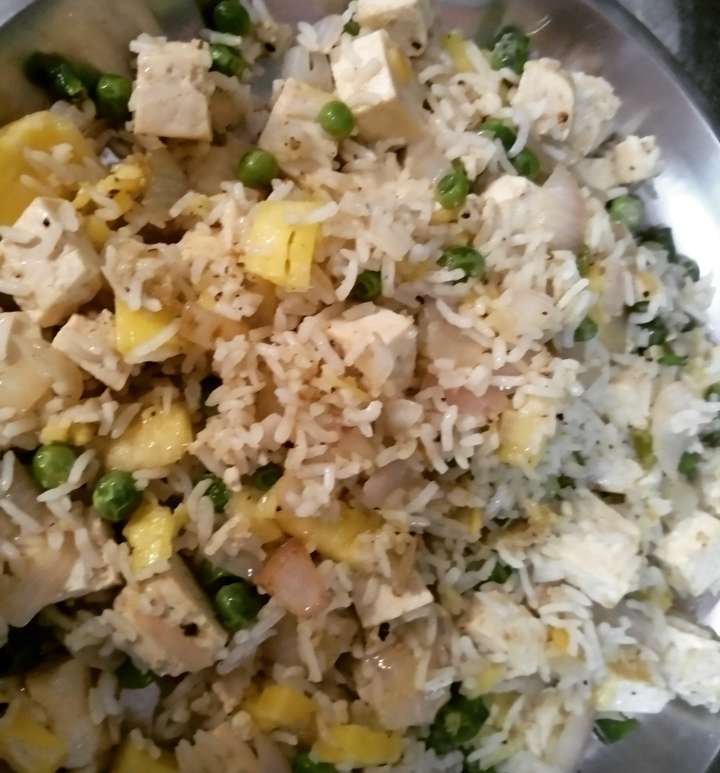 Tangy Tofu rice