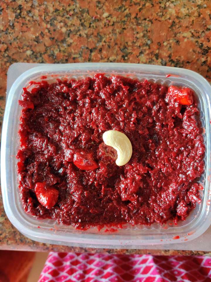  SugarFree BeetRoot Halwa