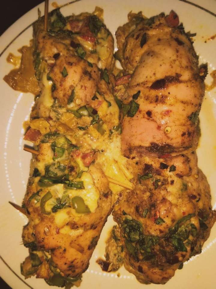 Spinach stuffed Chicken