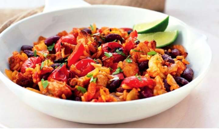 Chicken with Red kidney beans