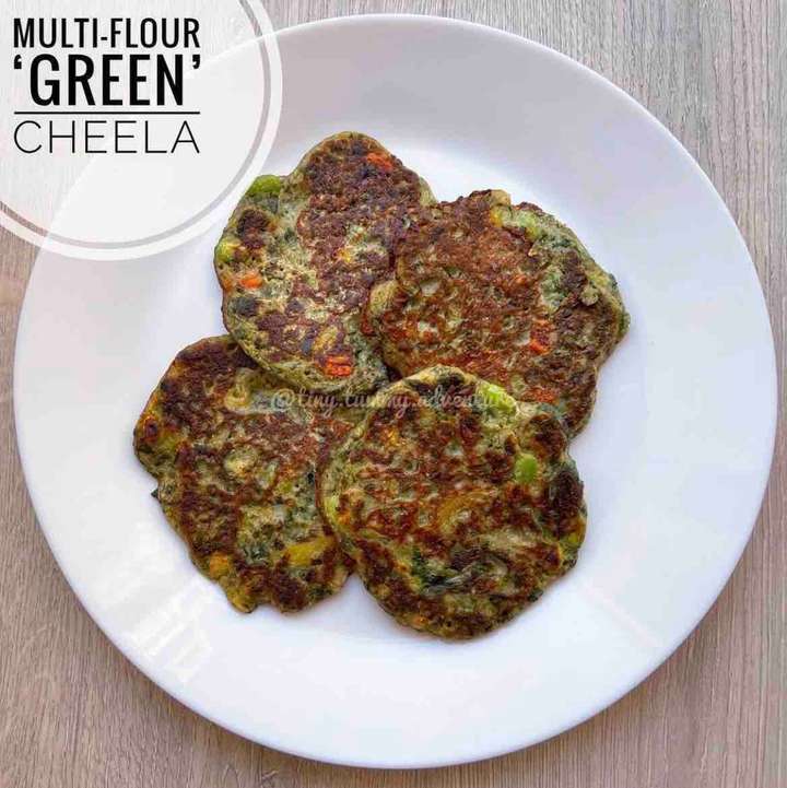 Multi-Flour Green Cheela