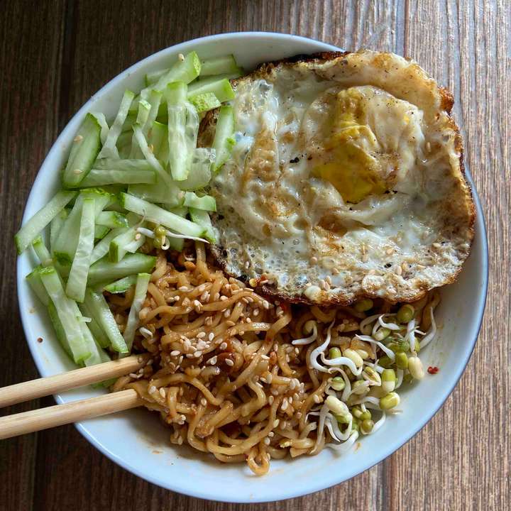Peanut sauce Noodles