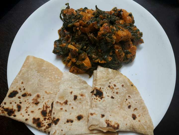 Palak(Spinach) Chicken