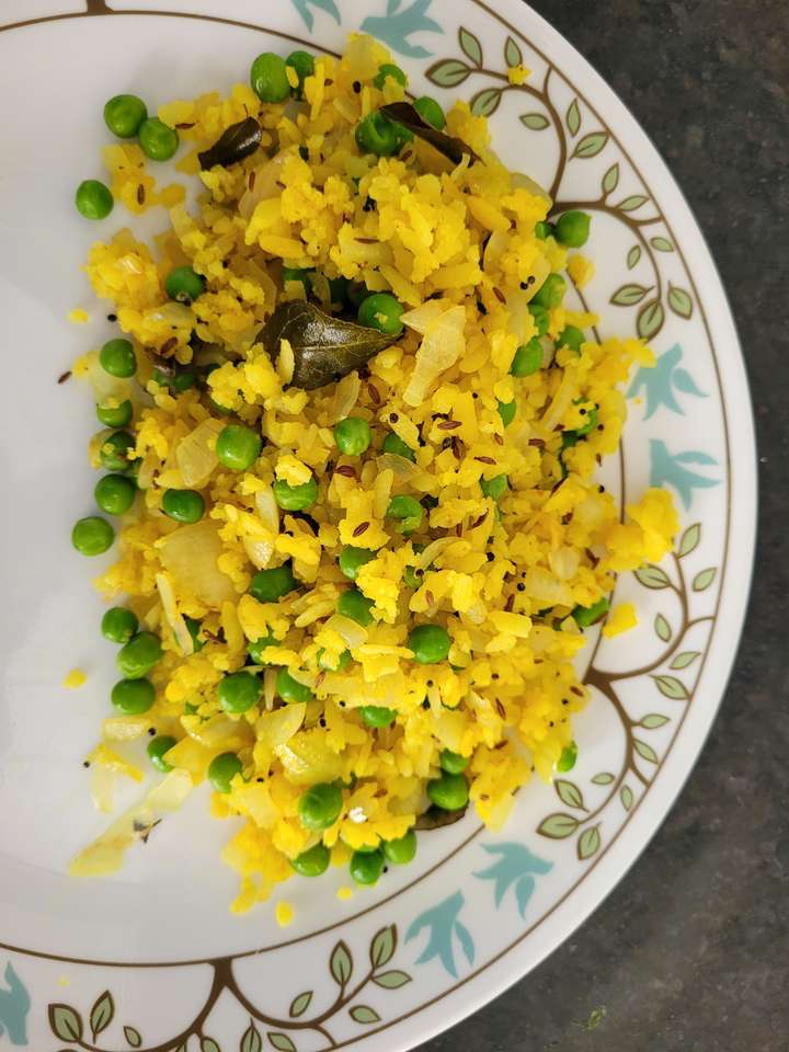 mix vegetable poha (pauva)