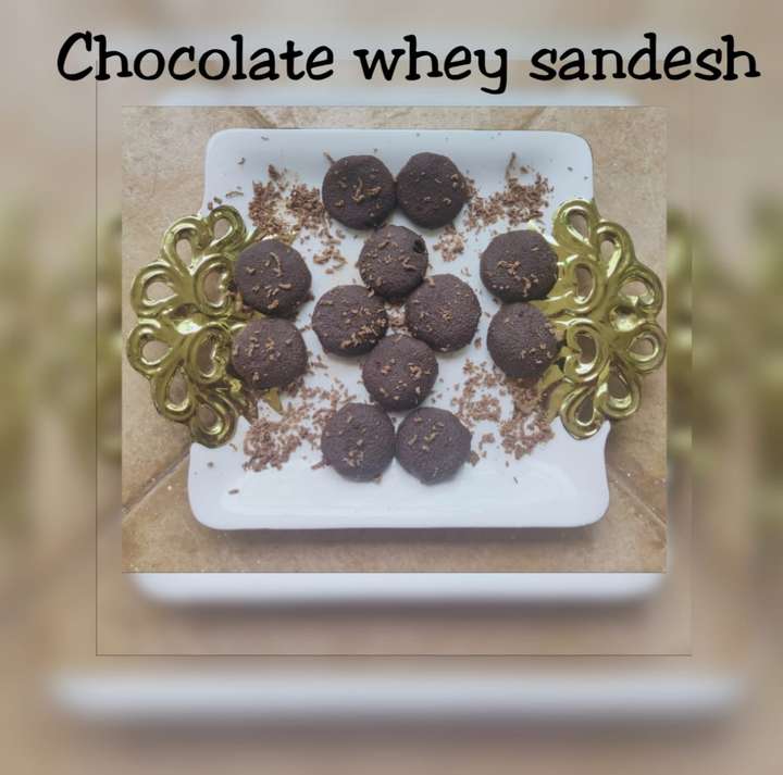 chocolate whey sandesh
