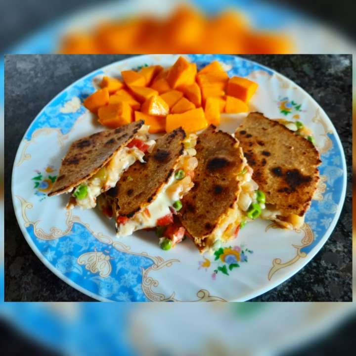 soya paratha sandwich 