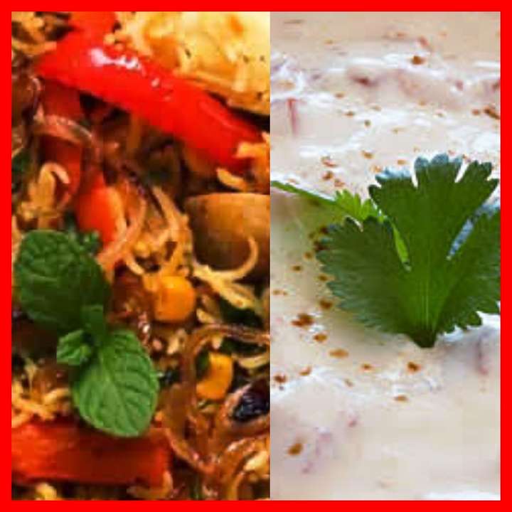 #FITTRMasterchef2
Veg Sahi Biryani with raiyta

This is tasty healthy meal to make your taste buds tingle, yet in quantified nutrients