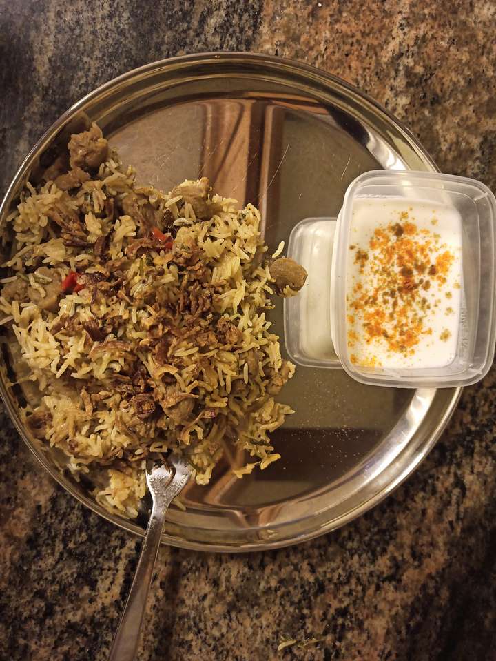 Soya Spinach Pulao