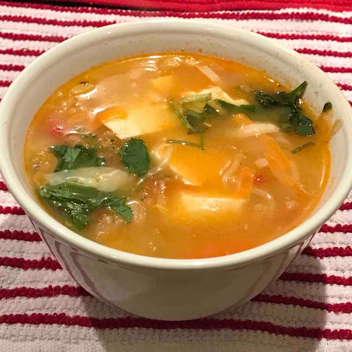 Thai Noodle Soup with Tofu