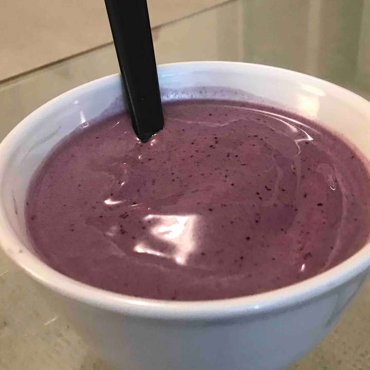 Banana Berry Whey icecream 
