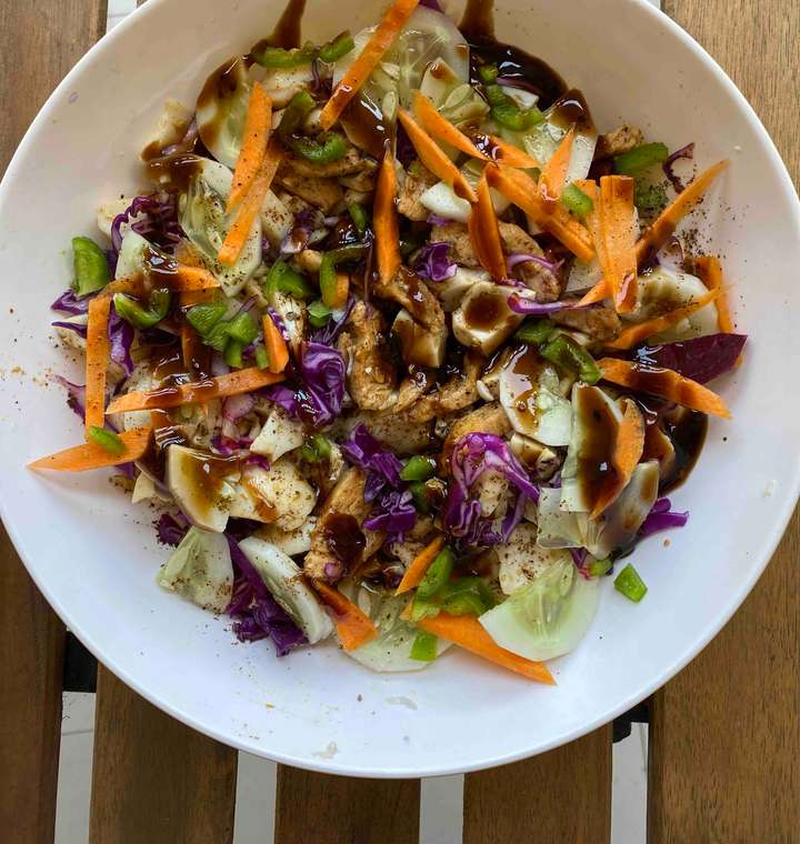 Chicken Teriyaki Salad