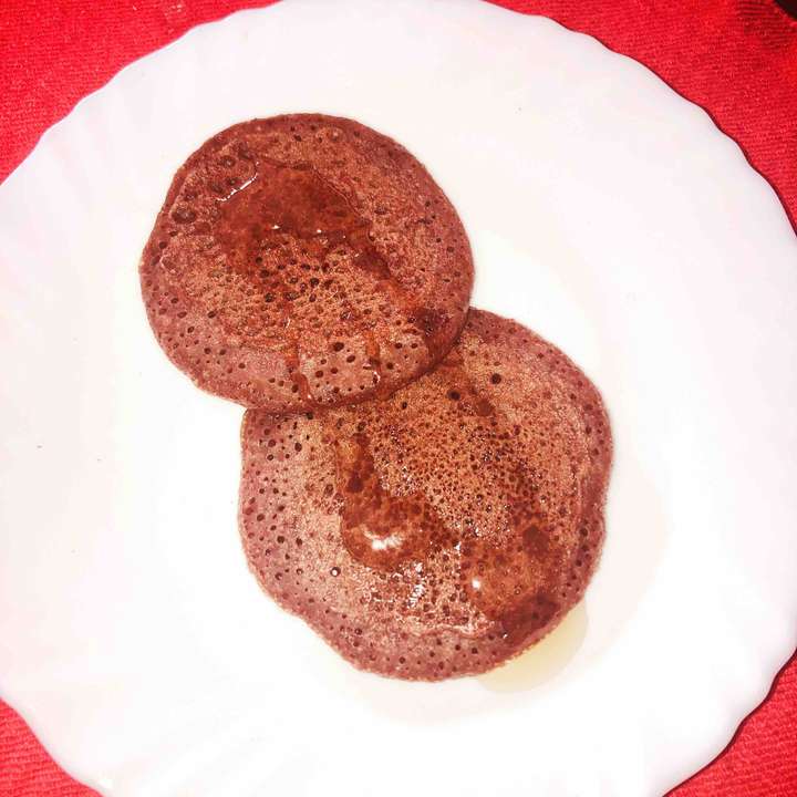 Chocolate Rice flour pancakes