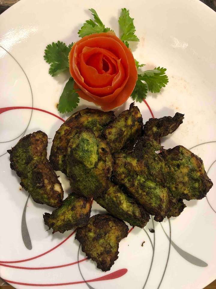 Chicken Hariyali Kebabs 