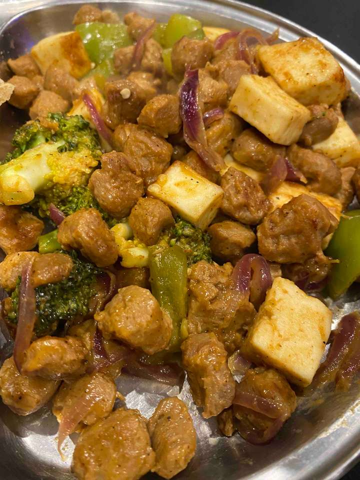 soya chunk chili 