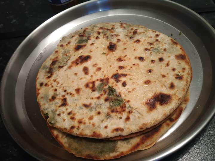 green peas paratha
