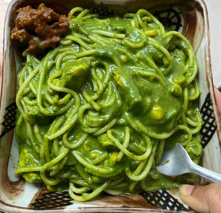 Hara-Bhara Spaghetti