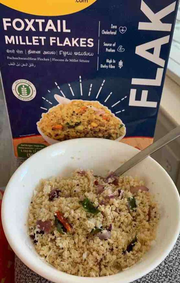 Millet Flakes Upma