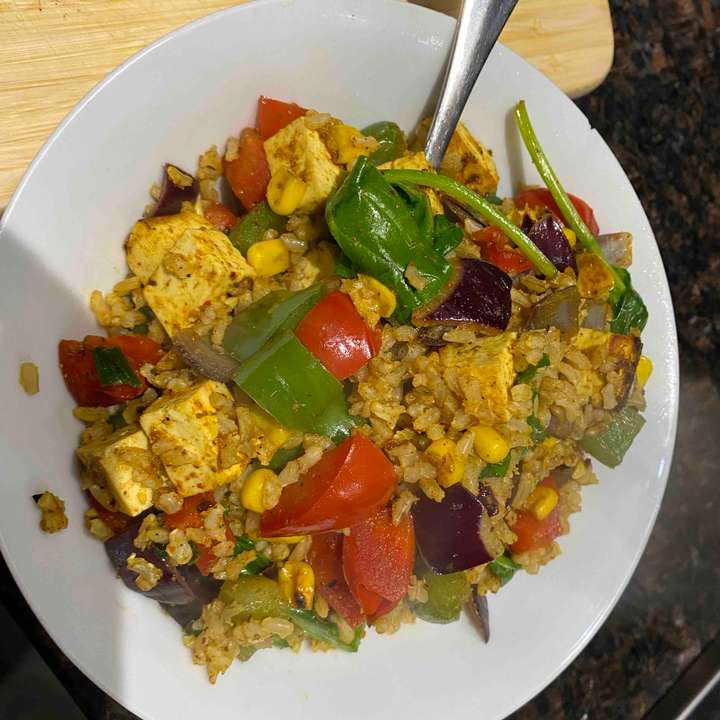 Tofu Biryani