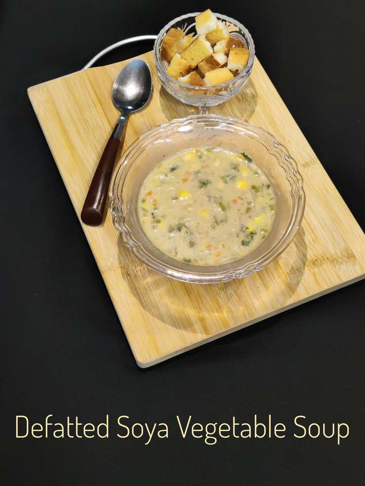 Defatted Soya Vegetable Soup