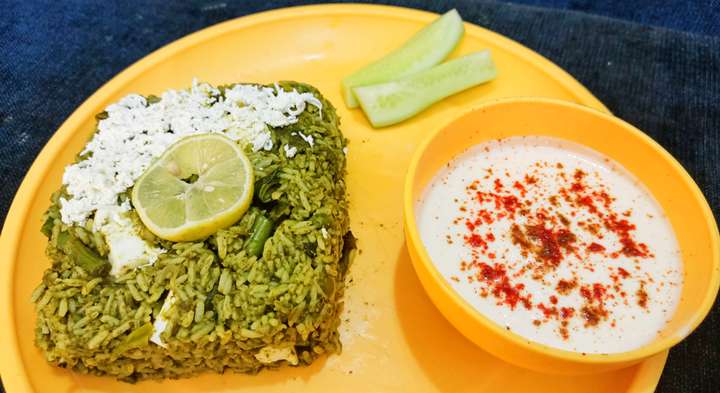 Spinach Mint Rice