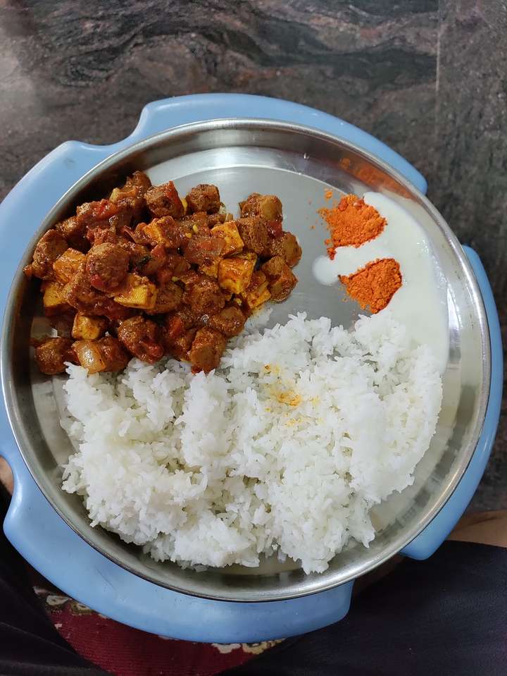 Soya-Paneer masala