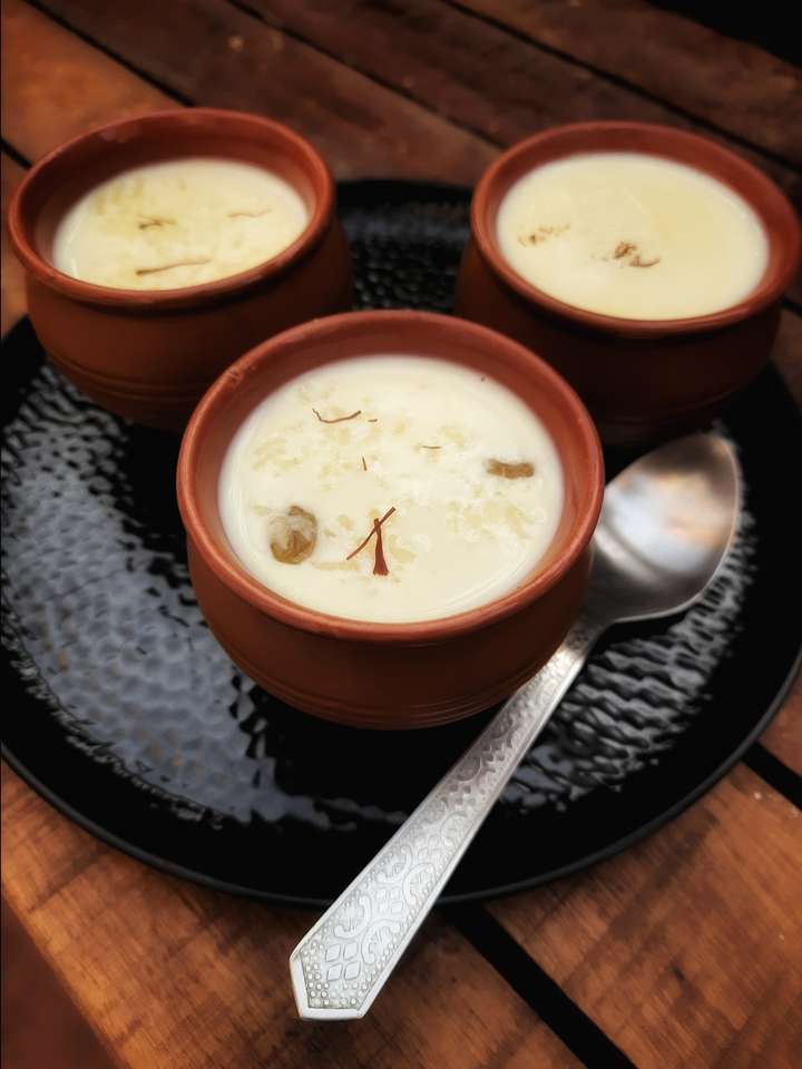 Chilled Rice Kheer with sugarfree